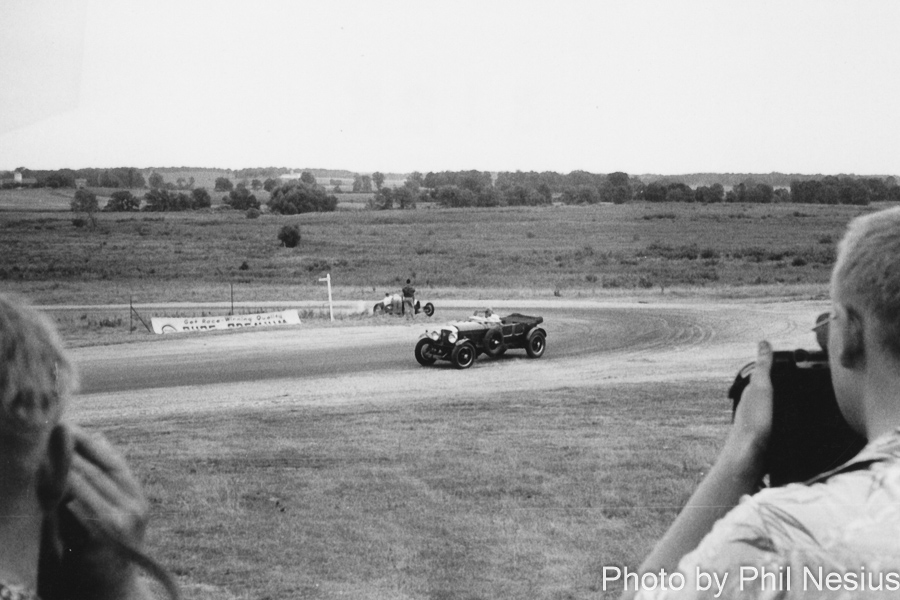 Bentley and Bugatti at Wilmot Hills Road Race, July 26th 1953 / 312K_0010 / 