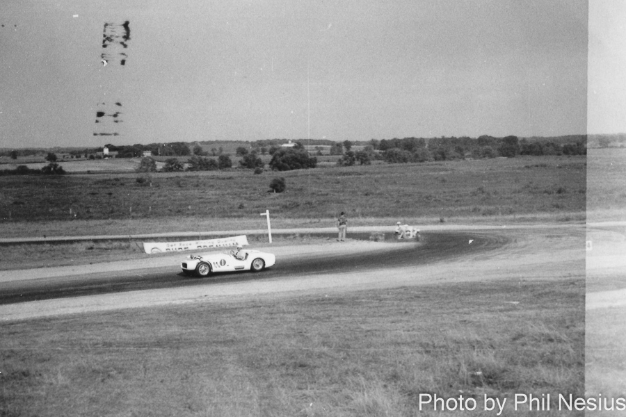 Excalibur J Number 1 driven by Hal Ullrich at Wilmot Hills Road Race, July 26th 1953 / 312K_0012 / 