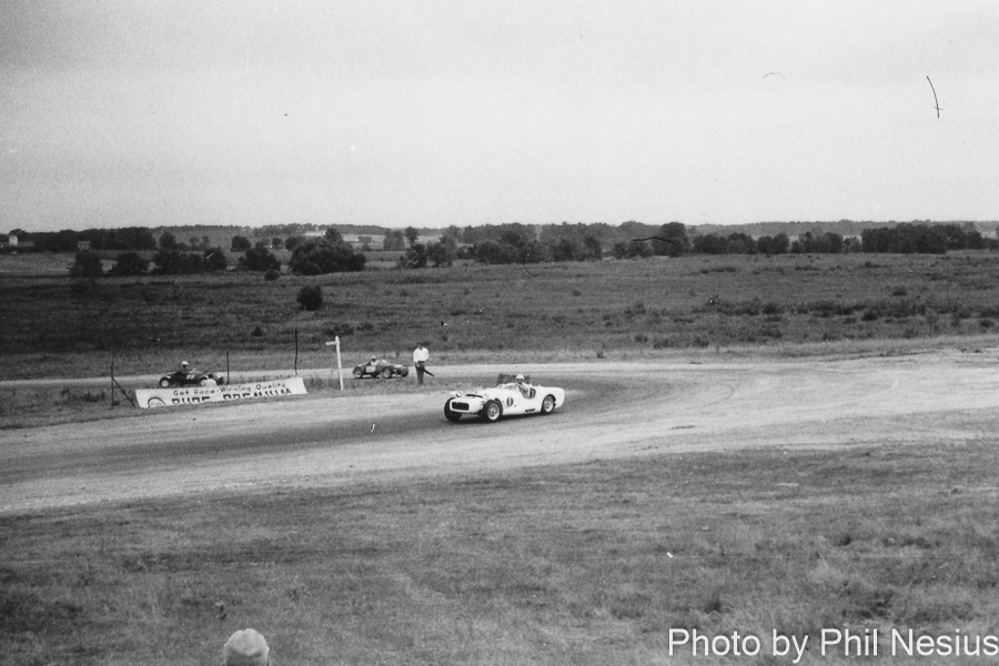 Excalibur J Number 1 driven by Hal Ullrich at Wilmot Hills Road Race, July 26th 1953 / 312K_0019 / 