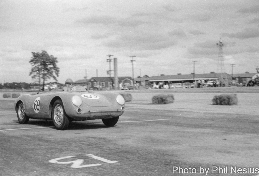 Porsche 550 Number 69 driven by Ed Crawford at Walterboro National Championship Sports Car Race March 10th 1956 / 952_0019 / 