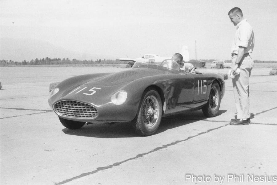 Ferrari 500 Mondial Number 115 driven by James Johnston at Walterboro National Championship Sports Car Race March 10th 1956 / 952_0020 / 