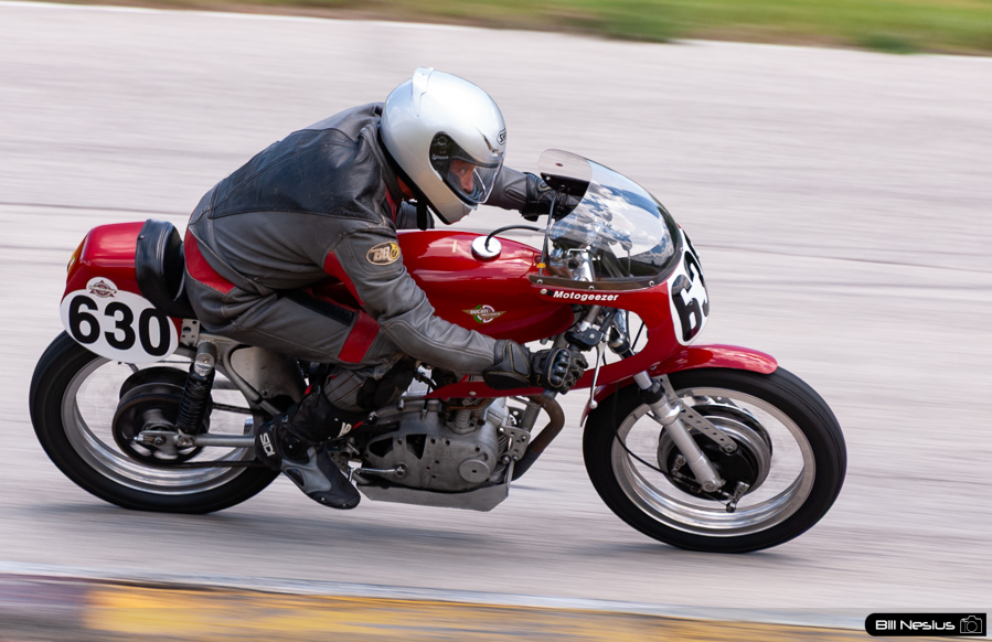 DAN BOONE (No.630) on a 67 Ducati in turn 7 at Road America, Elkhart Lake, WI / DSC_4604 / 4