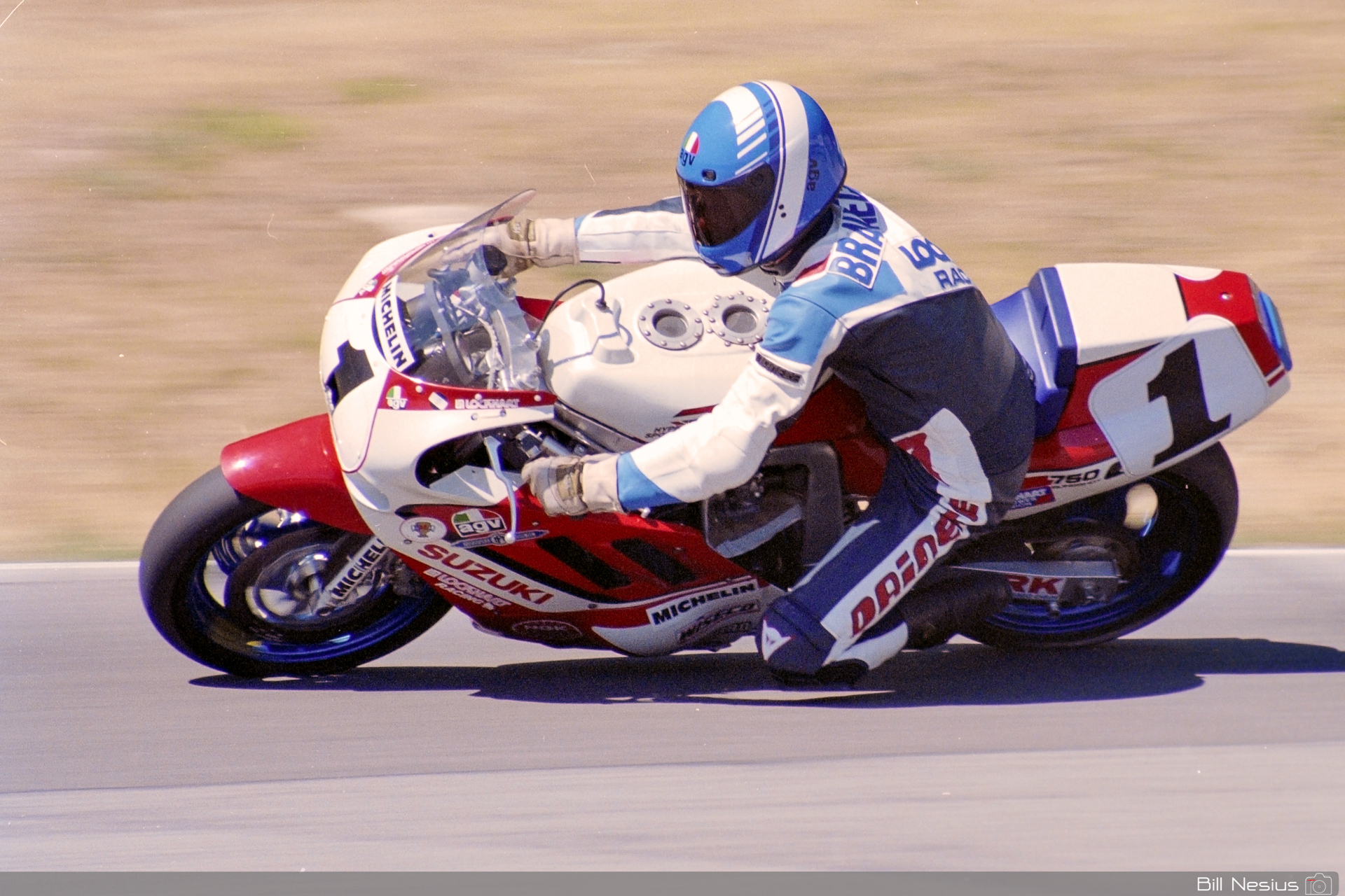AMA Superbikes from 1988. Pictures from Road America