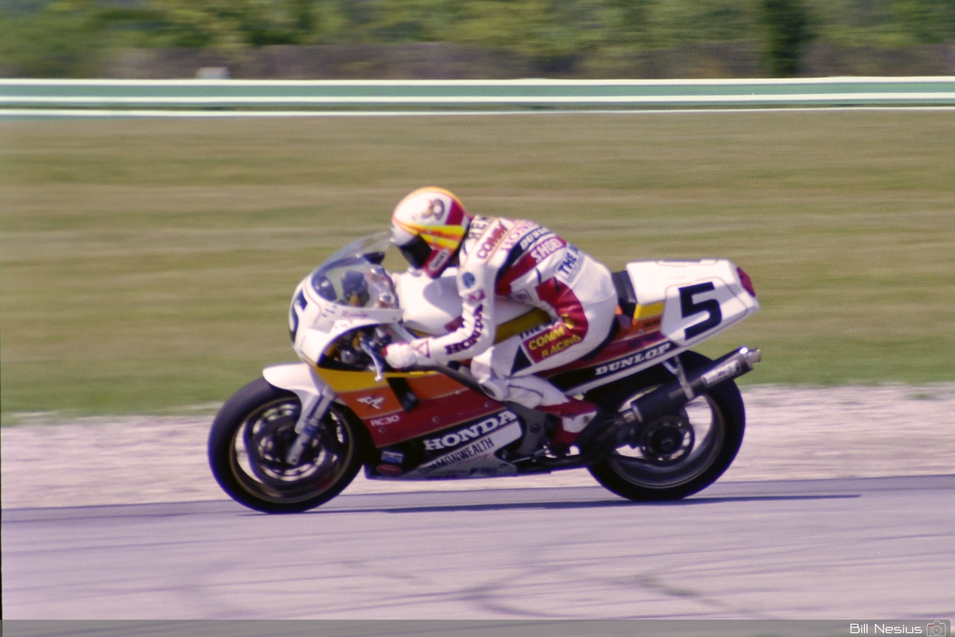 Randy Renfrow on the Number 5 Commonwealth Racing Honda RC30
 / FLM_6421 / 