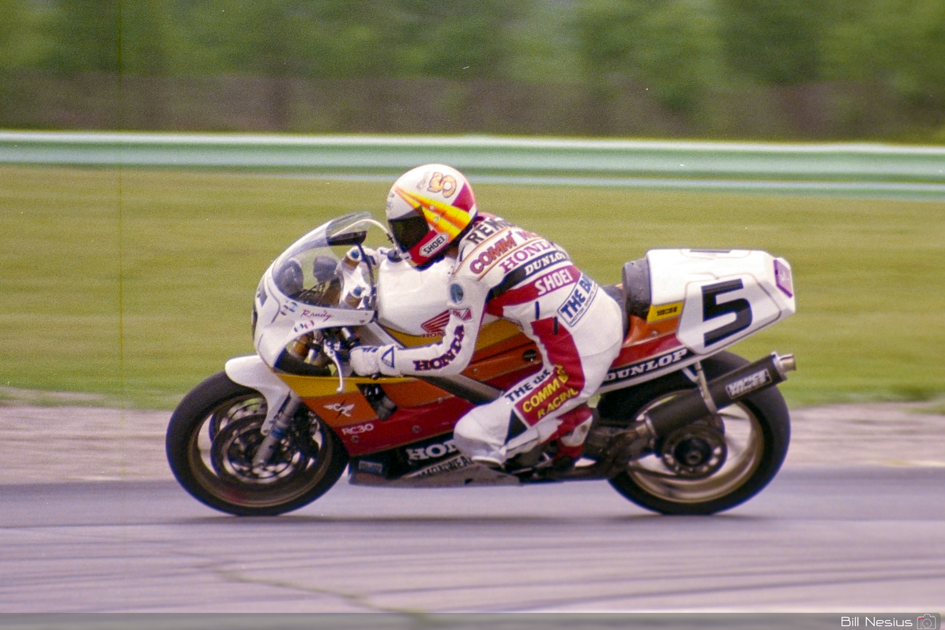Randy Renfrow on the Number 5 Commonwealth Racing Honda RC30 / FLM_7306 / 3
