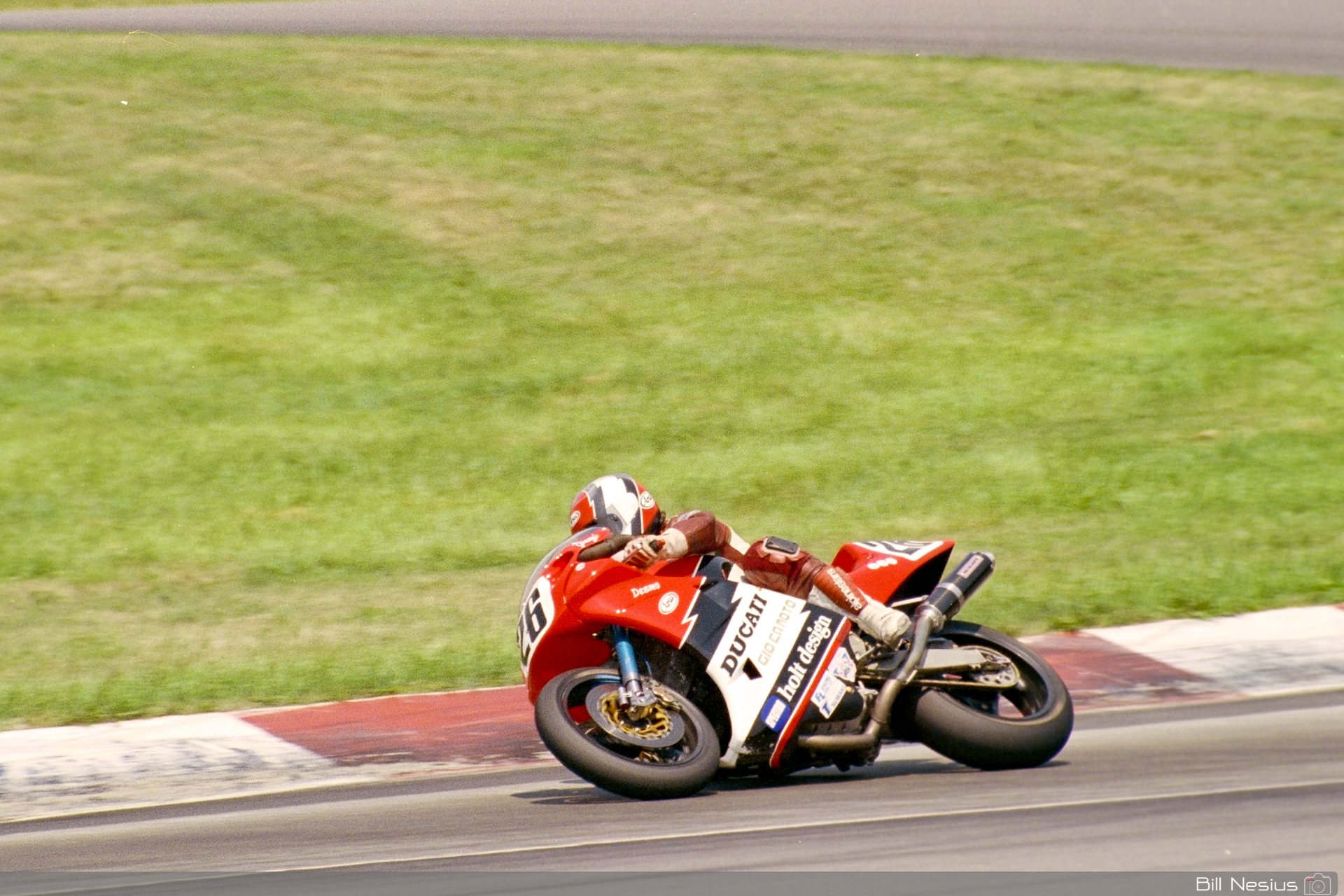 Jimmy Adamo on a the Number 26 Ducati 851 / FLM_7757 / 3
