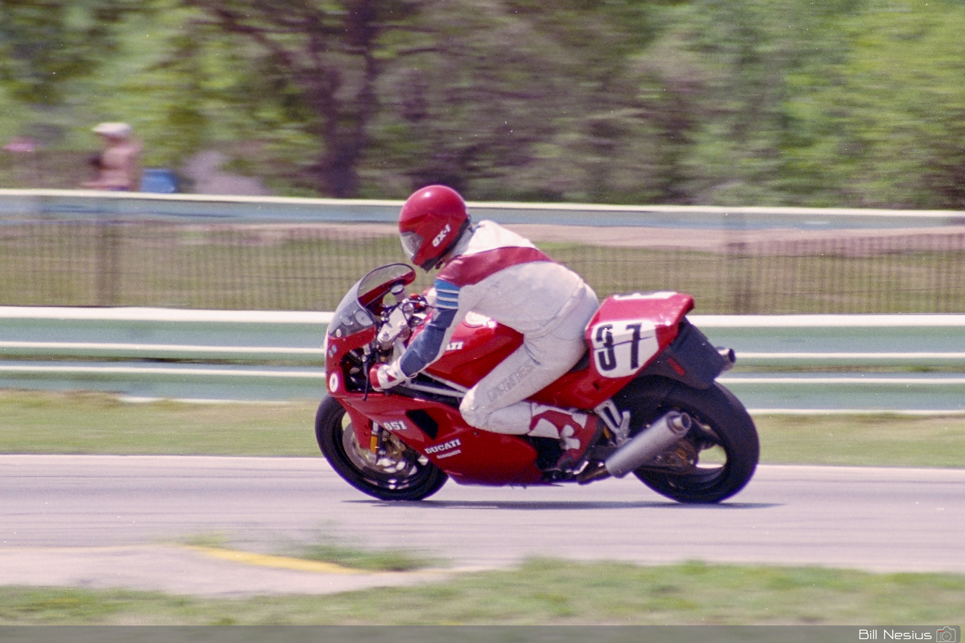 Greg Mellinger on the Number 37 Team MCC Ducati 851 / FLM_7464 / 2
