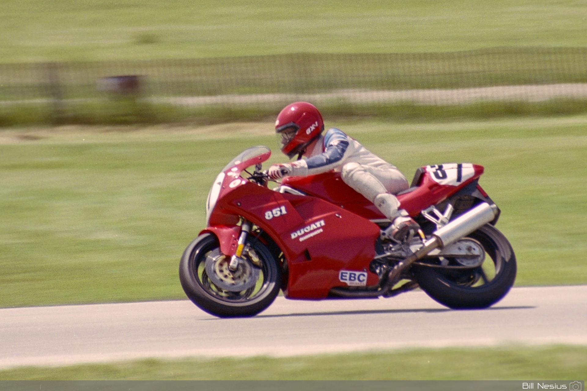 Greg Mellinger on the Number 37 Team MCC Ducati 851 / FLM_7470 / 