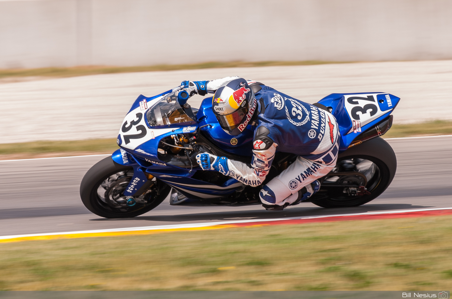 Eric Bostrom on the Number 32 Yamaha Motor Corp Yamaha YZF-R1 / DSC_1023 / 4