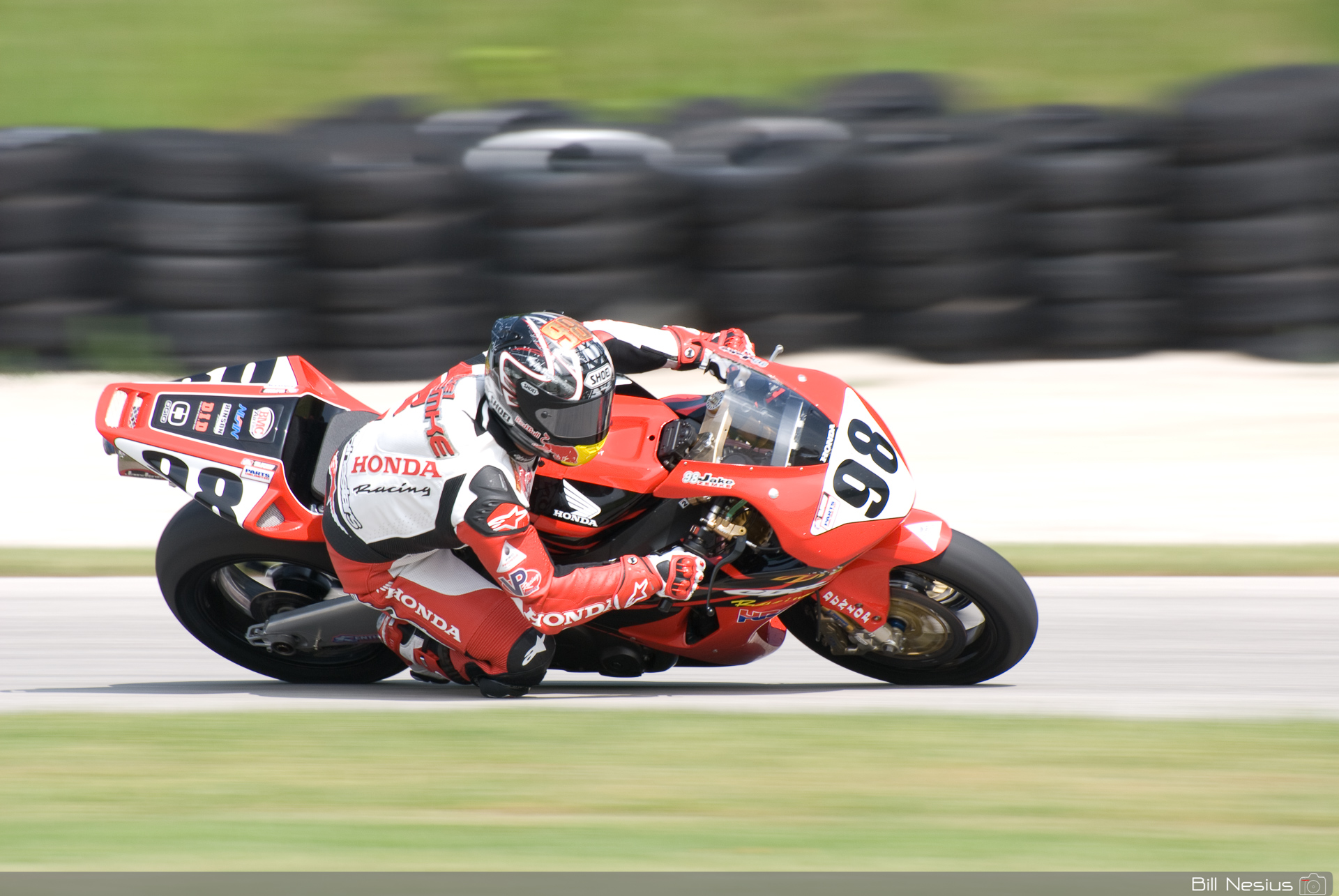 Jake Zemke on the Number 98 American Honda CBR1000RR / DSC_1727 / 