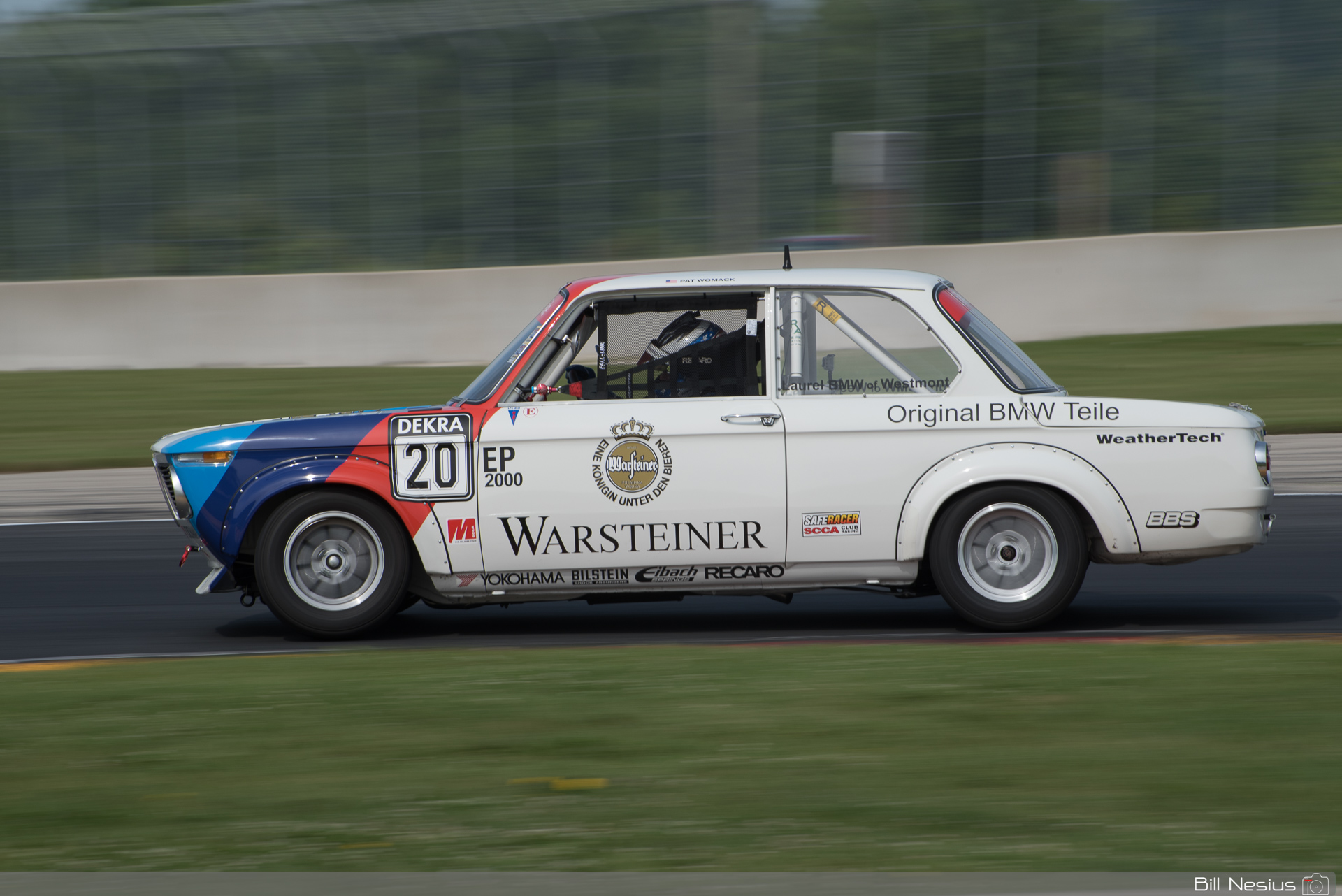 1973 BMW 2002 #20 in turn 8 driven by Patrick Womack / DSC_3830 / 4