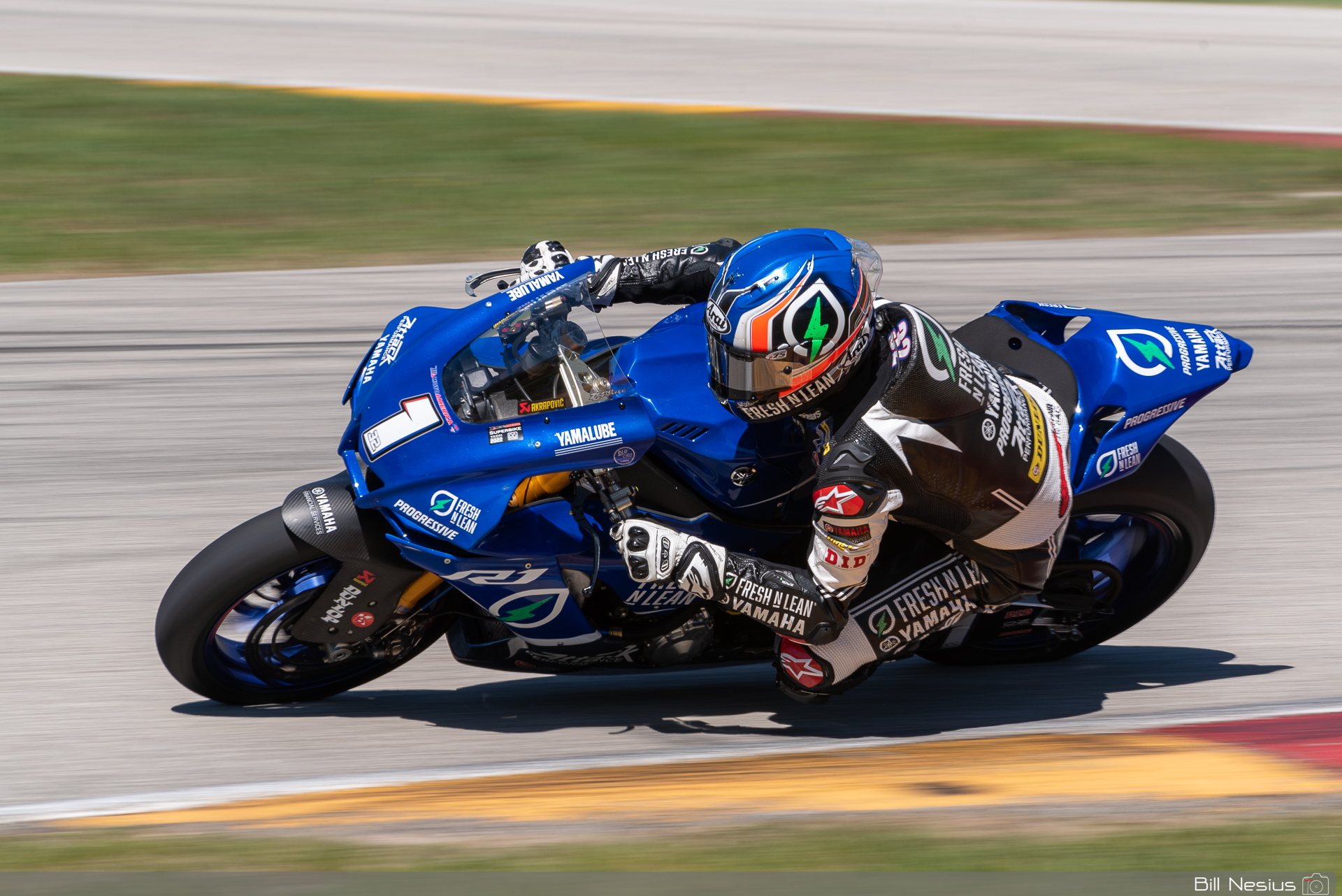 Jake Gagne on the Number 1 Fresh N Lean Progressive Yamaha Racing Yamaha YZF-R1 / IMG_4271 / 4