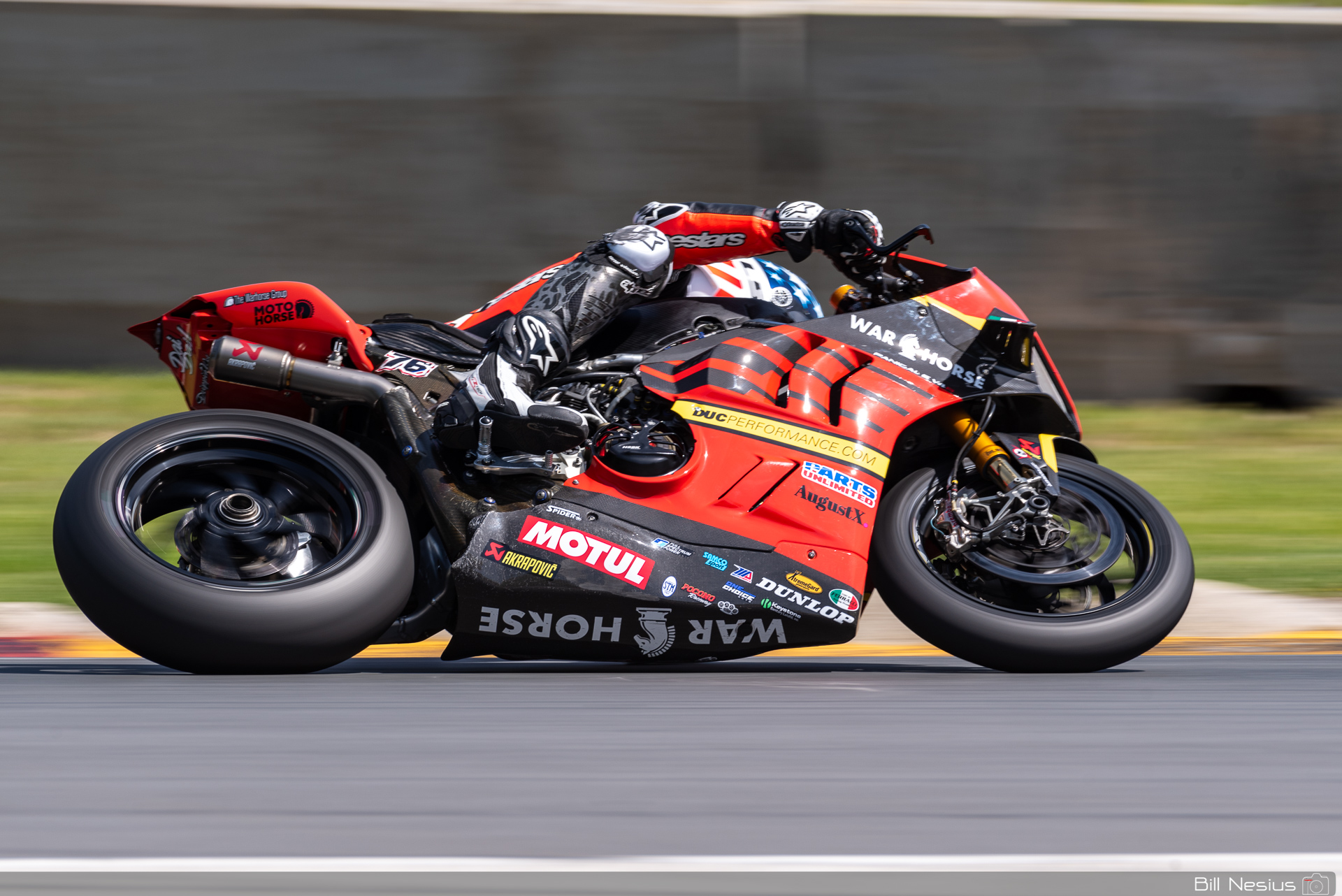 Loris Baz on the Number 76 Warhorse HSBK Racing Ducati Panigale V4R / DSC_0623 / 3
