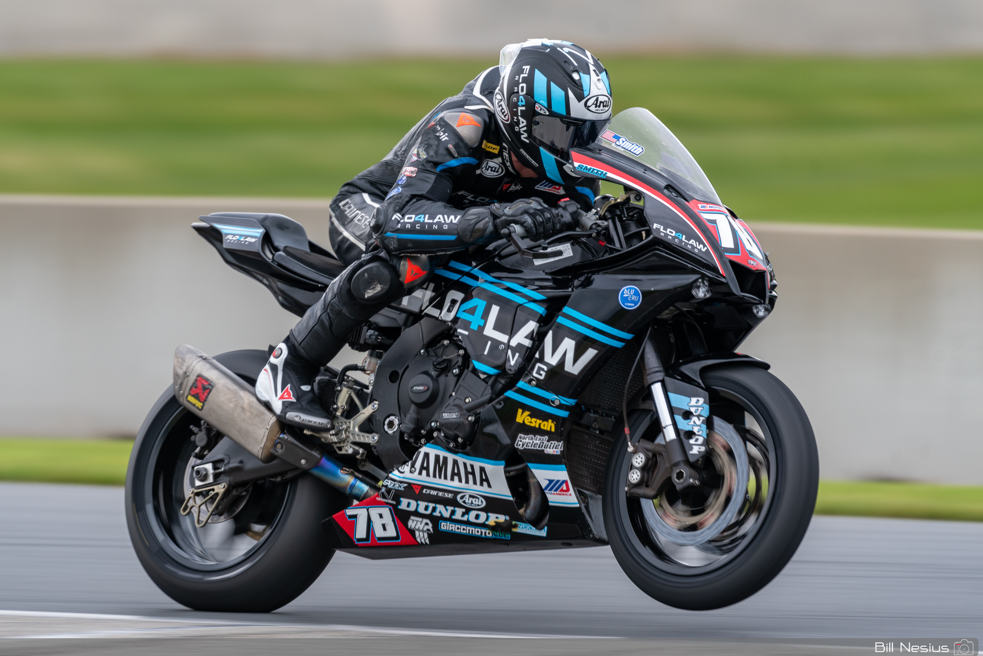 Ben Smith on the Number 78 FLO4LAW Racing Yamaha YZF-R1 / DSC_2422 / 3
