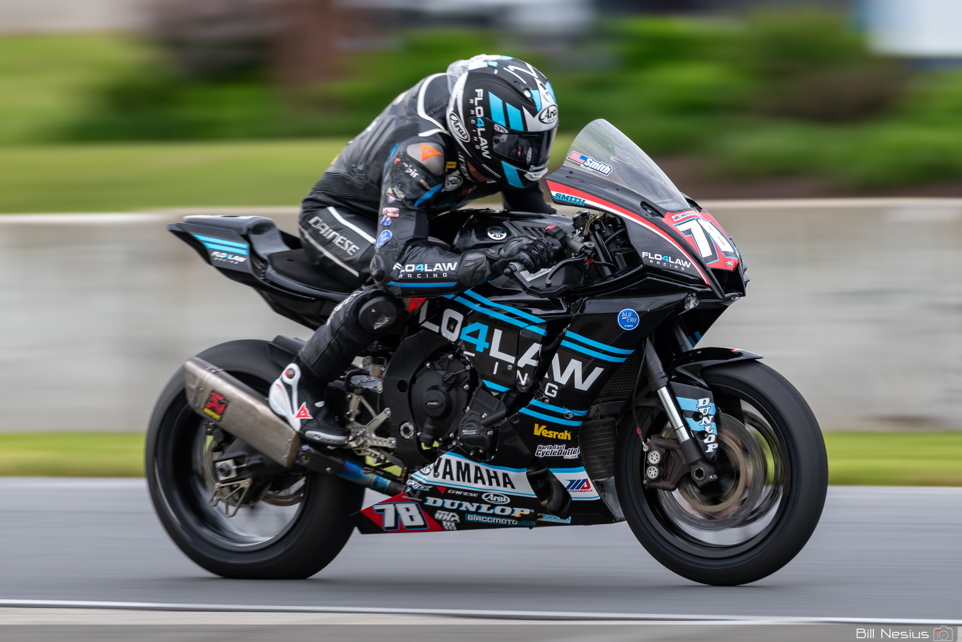 Ben Smith on the Number 78 FLO4LAW Racing Yamaha YZF-R1 / DSC_2508 / 4