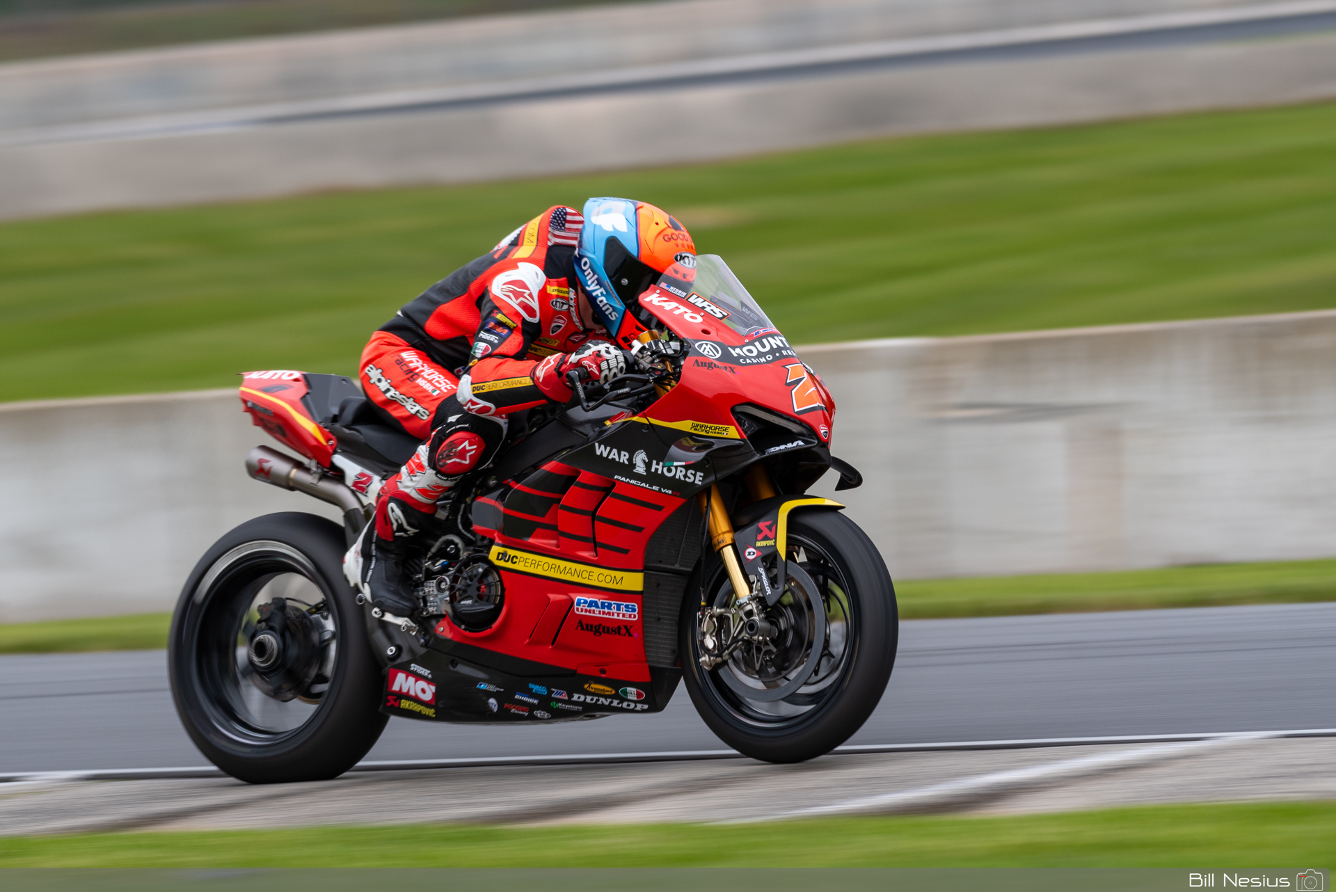 Josh Herrin on the Number 2 Warhorse HSBK Racing Ducati Panigale V4R / DSC_2729 / 3