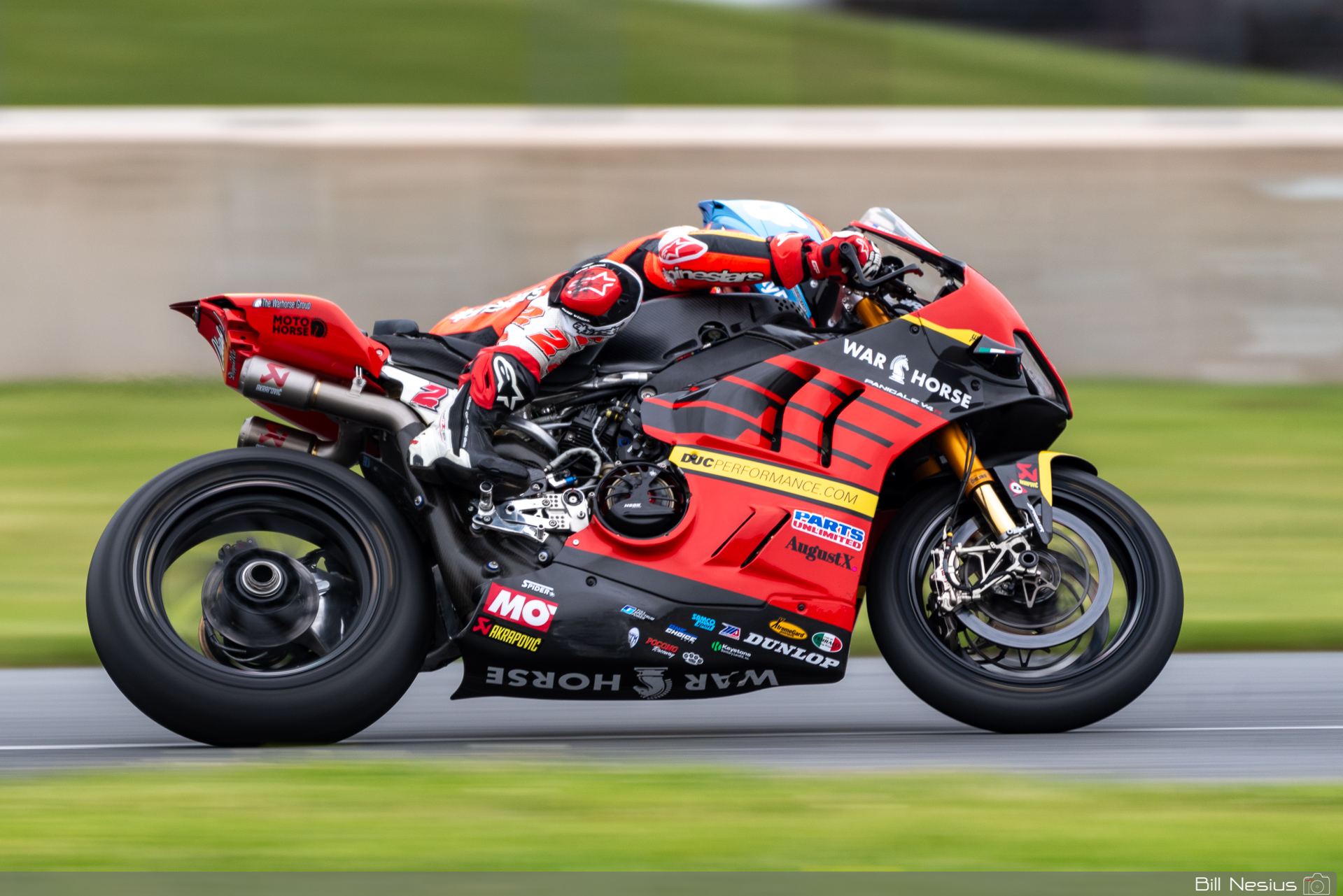 Josh Herrin on the Number 2 Warhorse HSBK Racing Ducati Panigale V4R / DSC_3023 / 3