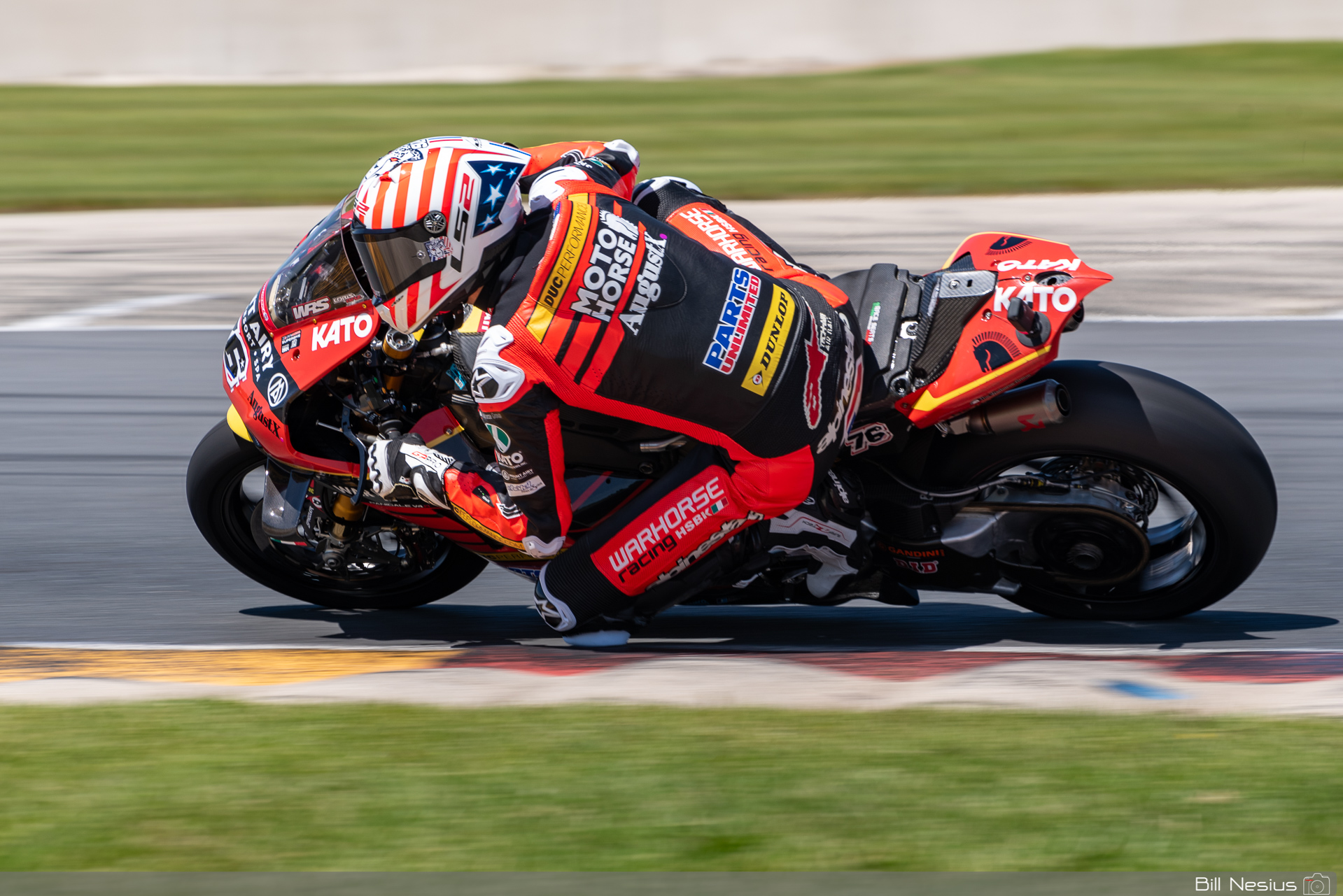 Loris Baz on the Number 76 Warhorse HSBK Racing Ducati Panigale V4R / DSC_9091 / 3