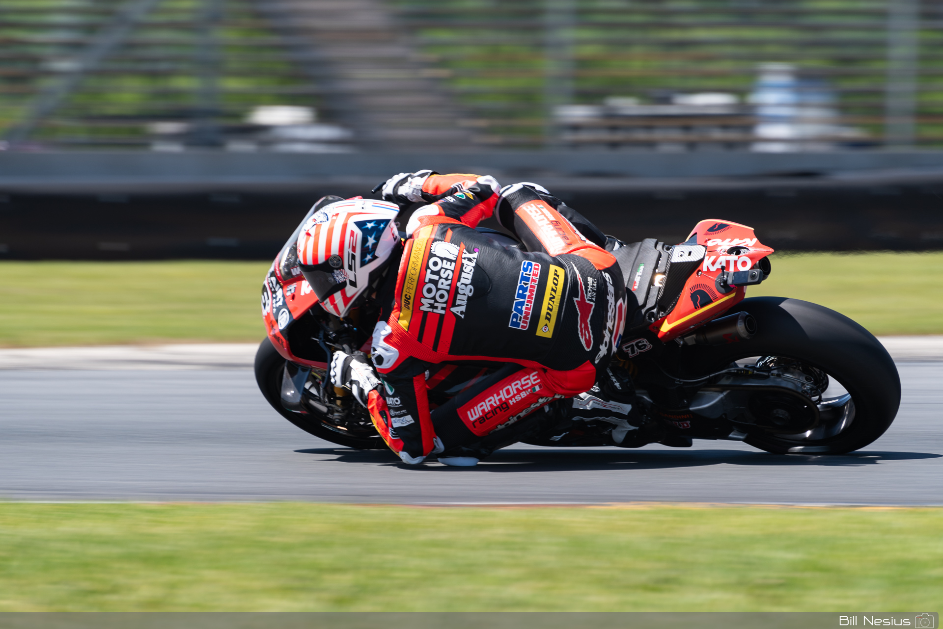 Loris Baz on the Number 76 Warhorse HSBK Racing Ducati Panigale V4R / DSC_9168 / 3