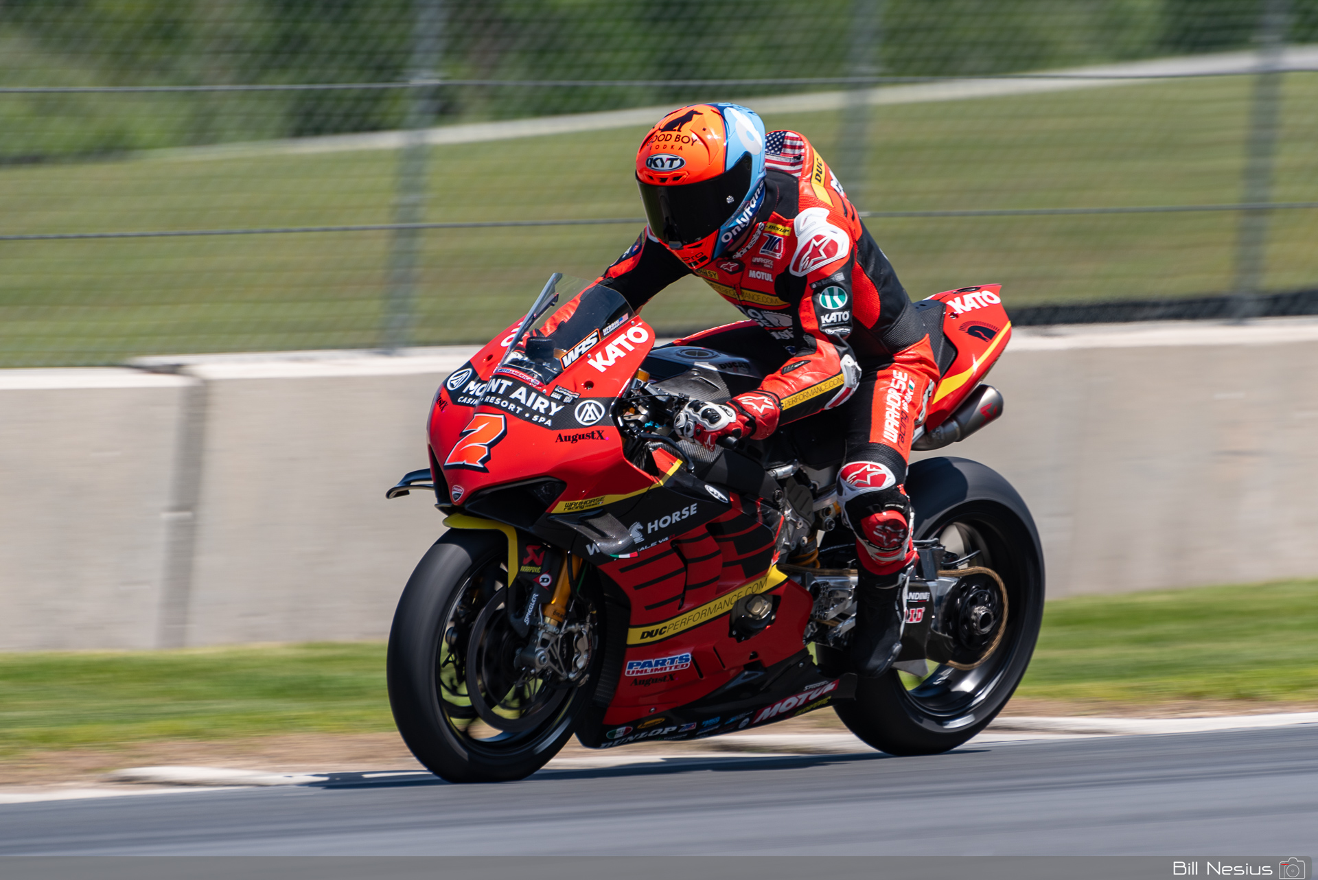 Josh Herrin on the Number 2 Warhorse HSBK Racing Ducati Panigale V4R / DSC_9276 / 3