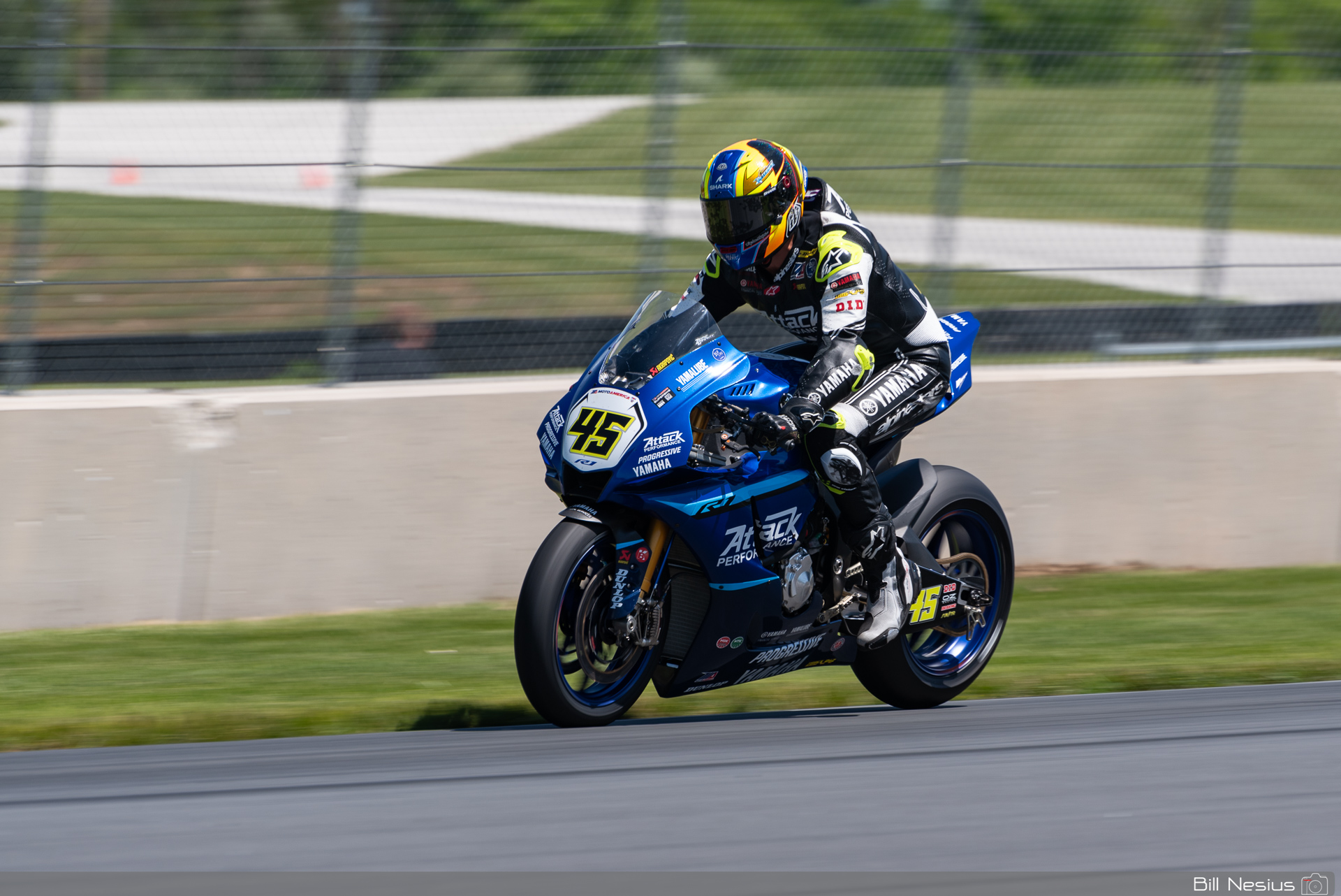 Cameron Petersen on the Number 45 Attack Performance/Progressive/Yamaha Racing Yamaha YZF-R1 / DSC_9287 / 3