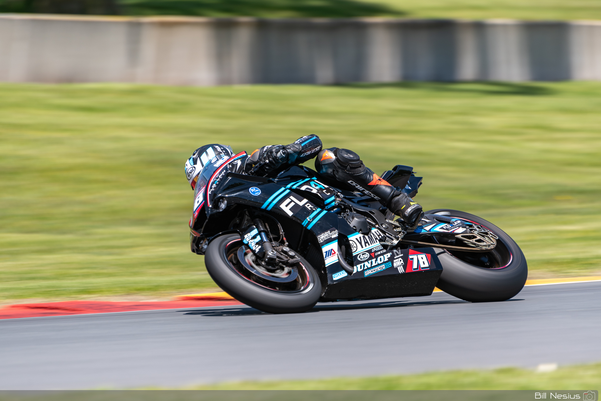 Ben Smith on the Number 78 FLO4LAW Racing Yamaha YZF-R1 / DSC_9444 / 3