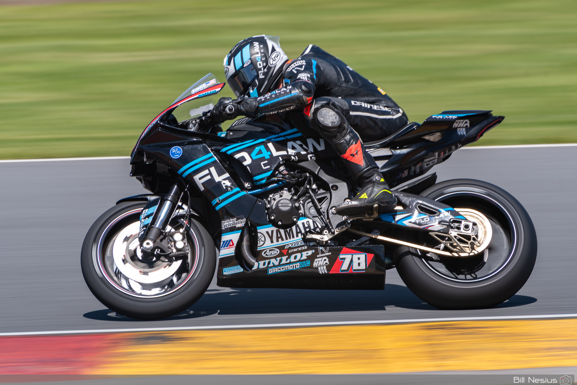Ben Smith on the Number 78 FLO4LAW Racing Yamaha YZF-R1 / DSC_9666 / 3