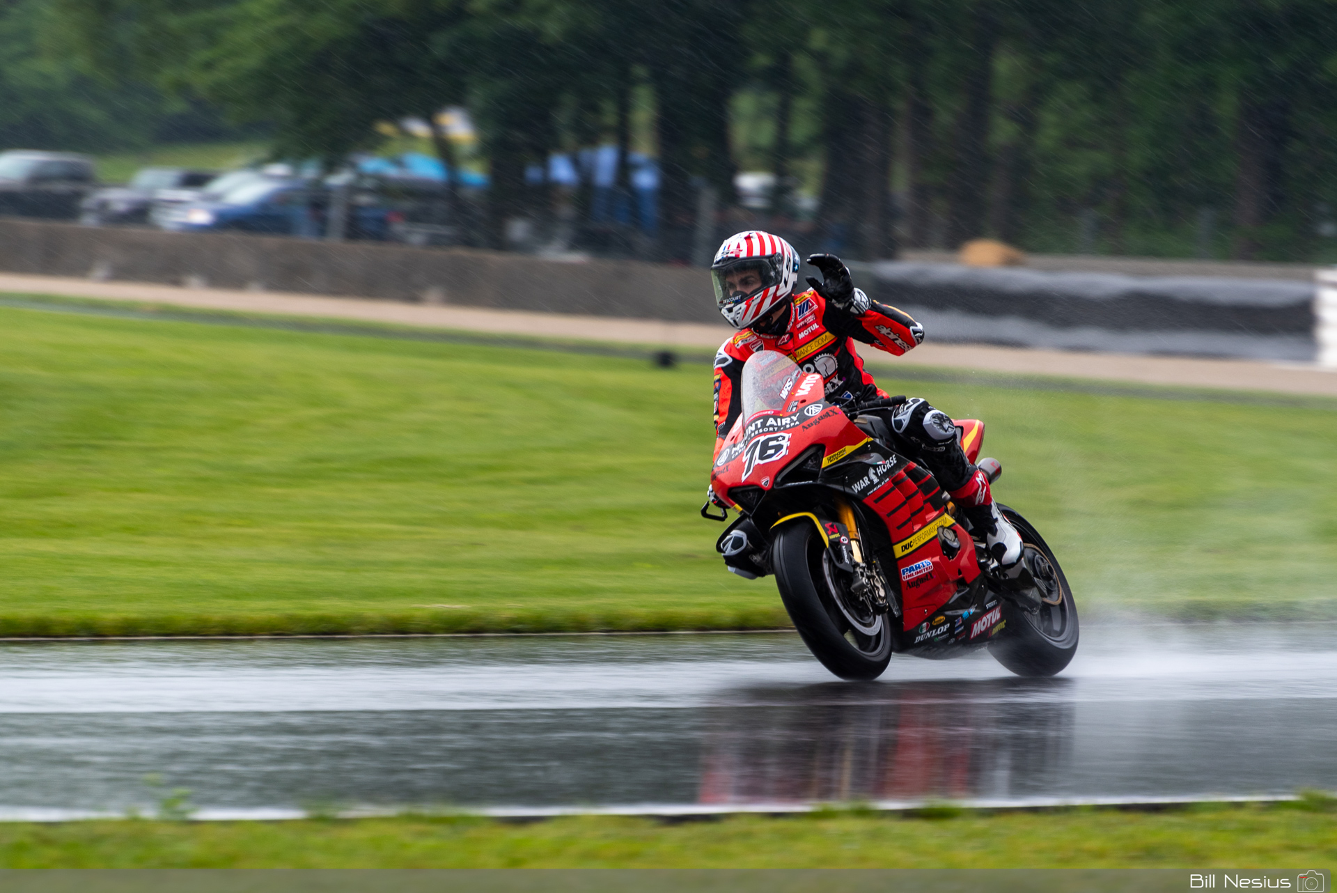 Loris Baz on the Number 76 Warhorse HSBK Racing Ducati Panigale V4R / IMG_0294 / 3