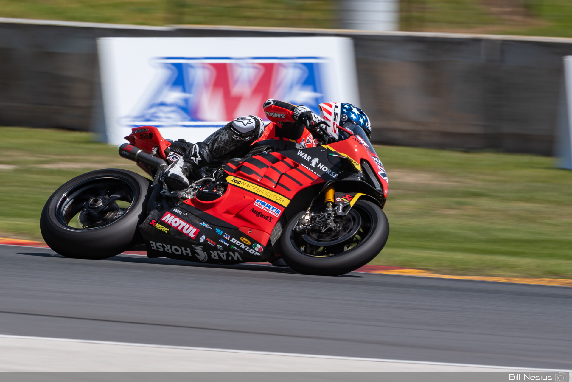 Loris Baz on the Number 76 Warhorse HSBK Racing Ducati Panigale V4R / IMG_7058 / 3