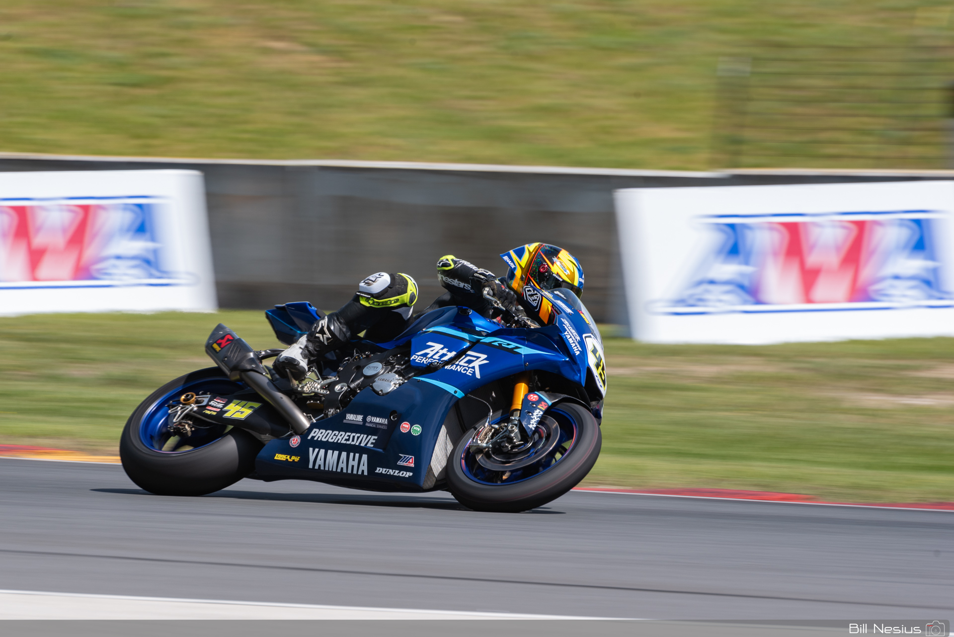 Cameron Petersen on the Number 45 Attack Performance/Progressive/Yamaha Racing Yamaha YZF-R1 / IMG_7078 / 3