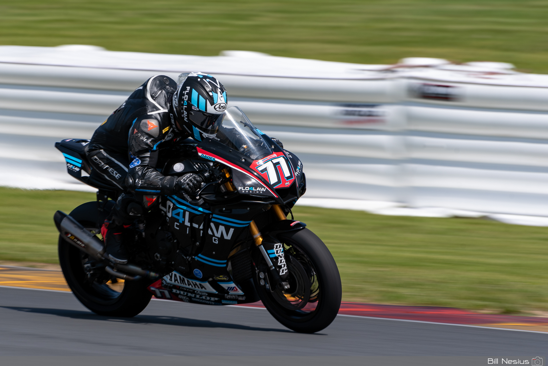Bobby Davies on the Number 77 FLO4LAW Racing Yamaha YZF-R1 / IMG_7250 / 3
