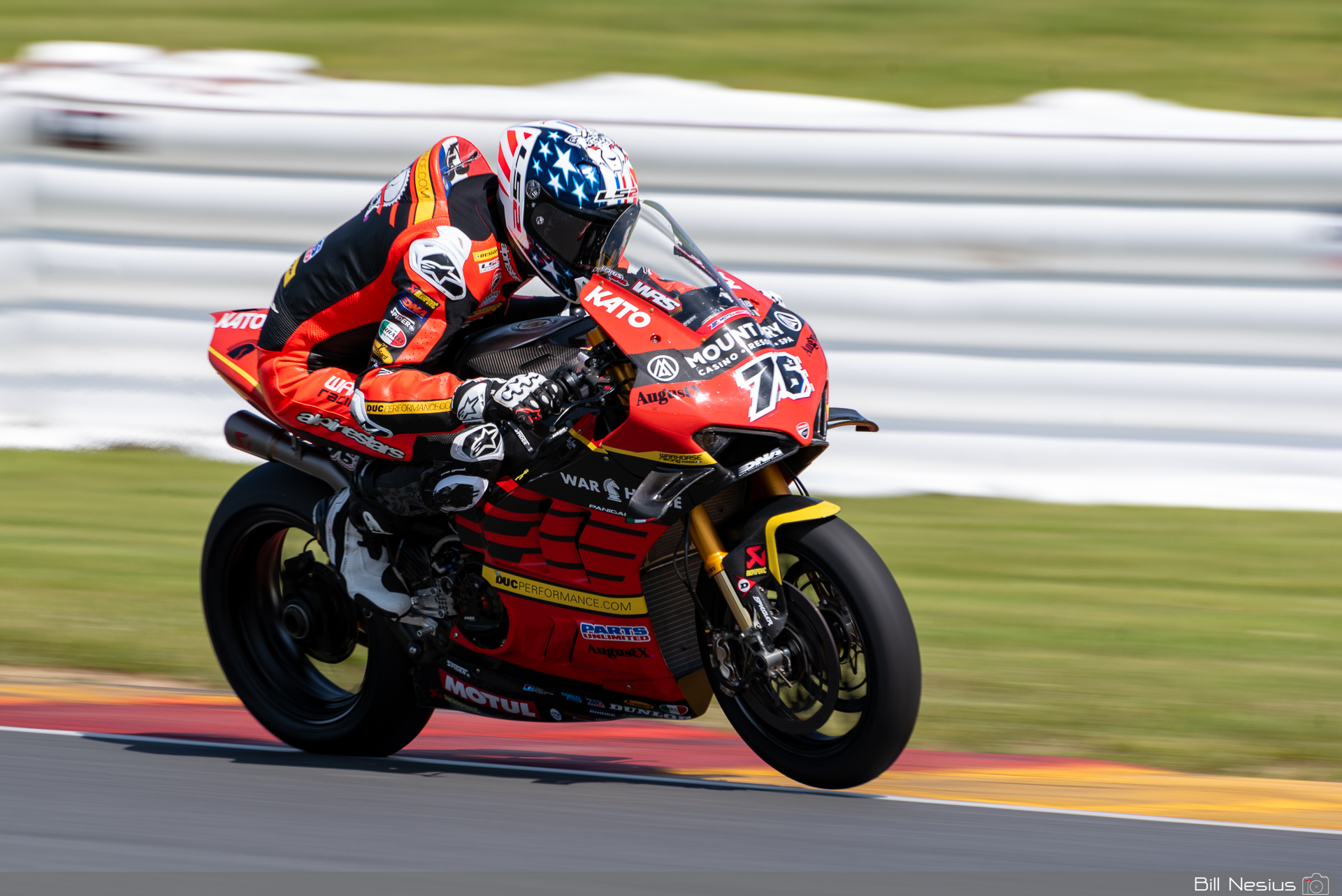 Loris Baz on the Number 76 Warhorse HSBK Racing Ducati Panigale V4R / IMG_7487 / 3