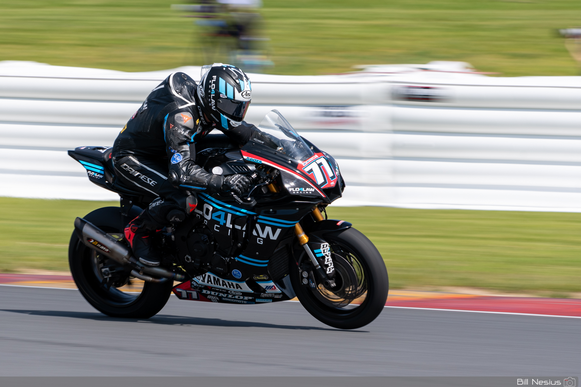 Bobby Davies on the Number 77 FLO4LAW Racing Yamaha YZF-R1 / IMG_7671 / 3