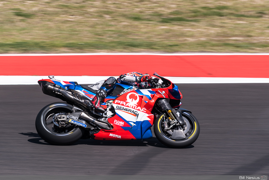 Johann Zarco on the Number 5 Pramac Racing Ducati Desmosedici GP22 / IMG_8469 / 3