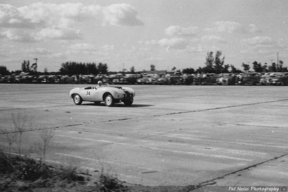 Arnolt Bristol Number 58 Driven by Dreyfus / Grier at Sebring March, 13 1955 ~ 114L_0006 ~ 