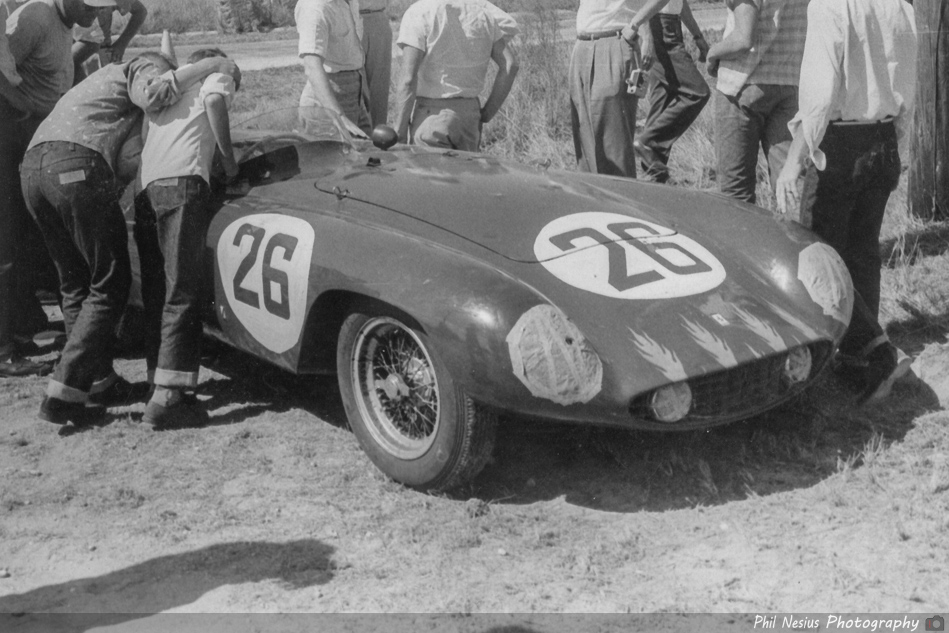 Ferrari 750 Monza Number 26 driven by de Portago / Maglioli at Sebring March, 13 1955 ~ 114L_0012 ~ 