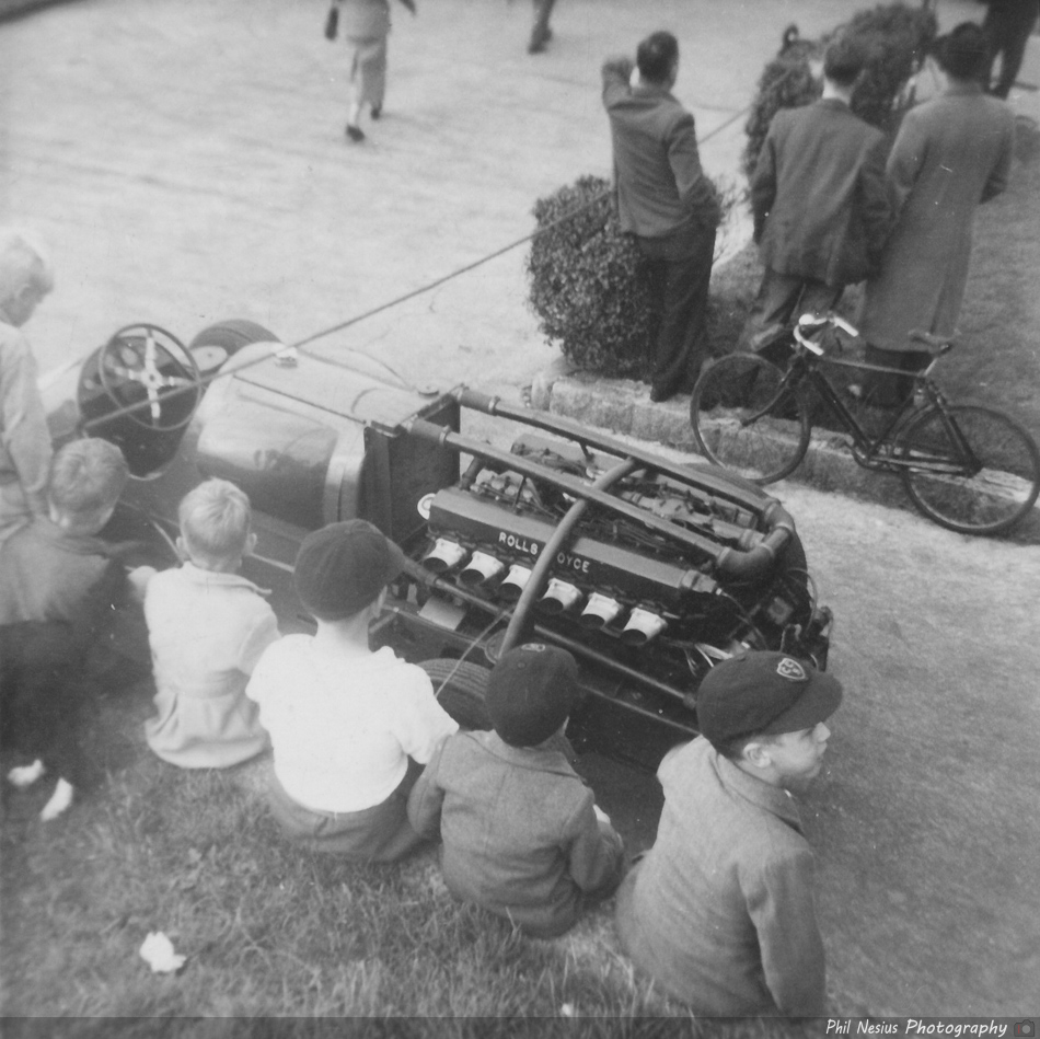 Triangle Special a 21 litre Rolls-Royce  engine with chassis and suspension from Daimler Scout. driven by Ted Lloyd-Jones at Ramsgate Speed Trials September 30th 1951 ~ 21_537_0001 ~ 