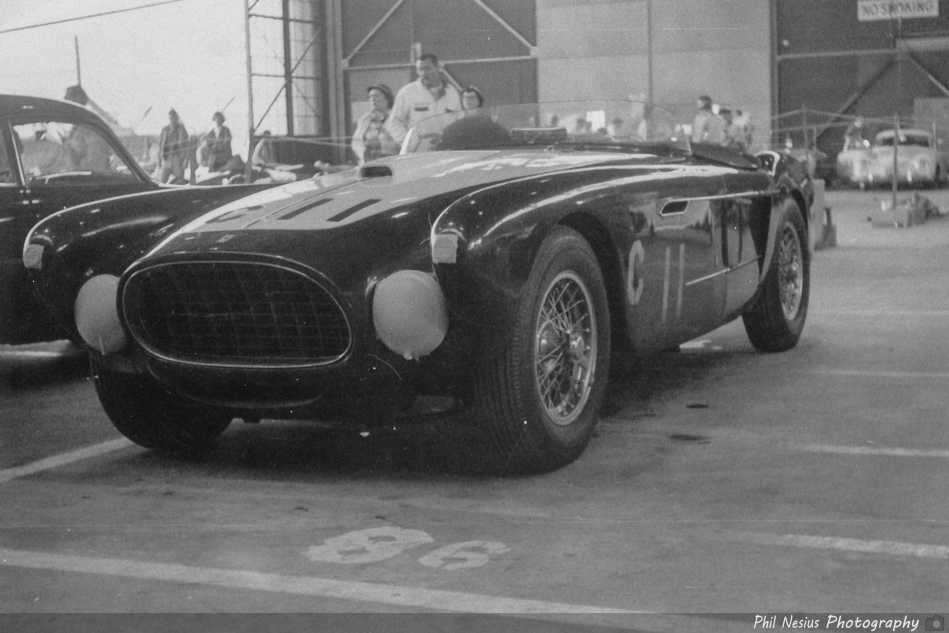 Ferrari 340 Mexico number 11 driven by Bill Spear at Lockbourne AFB August 1953 ~ 493K_0005 ~ 