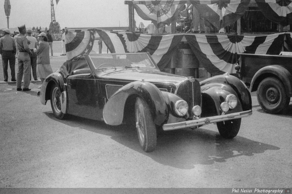 Bugatti Type 57 at Lockbourne AFB August 1953 ~ 493K_0018 ~ 
