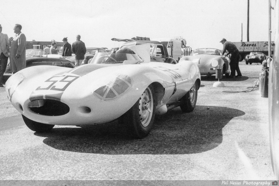 Jaguar D-type Number 59 at Walterboro National Championship Sports Car Race March 10th 1956 ~ 952_0002 ~ 