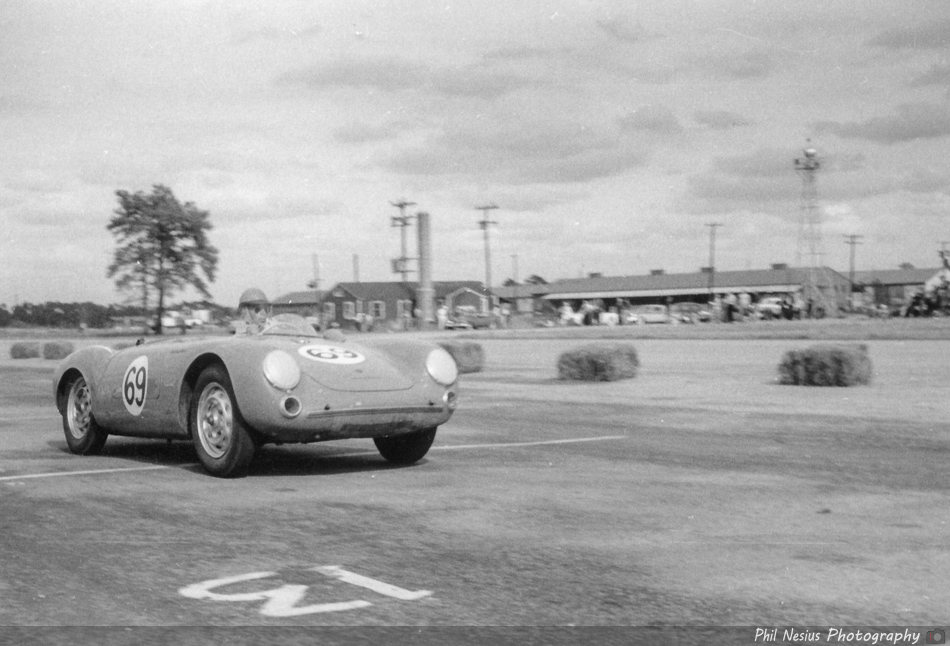 Porsche 550 Number 69 driven by Ed Crawford at Walterboro National Championship Sports Car Race March 10th 1956 ~ 952_0019 ~ 
