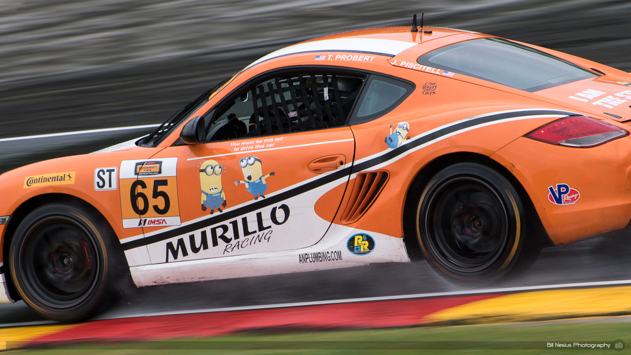 Porsche Cayman Murillo Racing No. 65 in turn 6 ~ DSC_6200