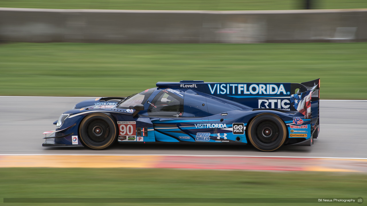 Ligier JS P217 VISIT FLORIDA RACING No. 90 in turn 7 ~ DSC_6572