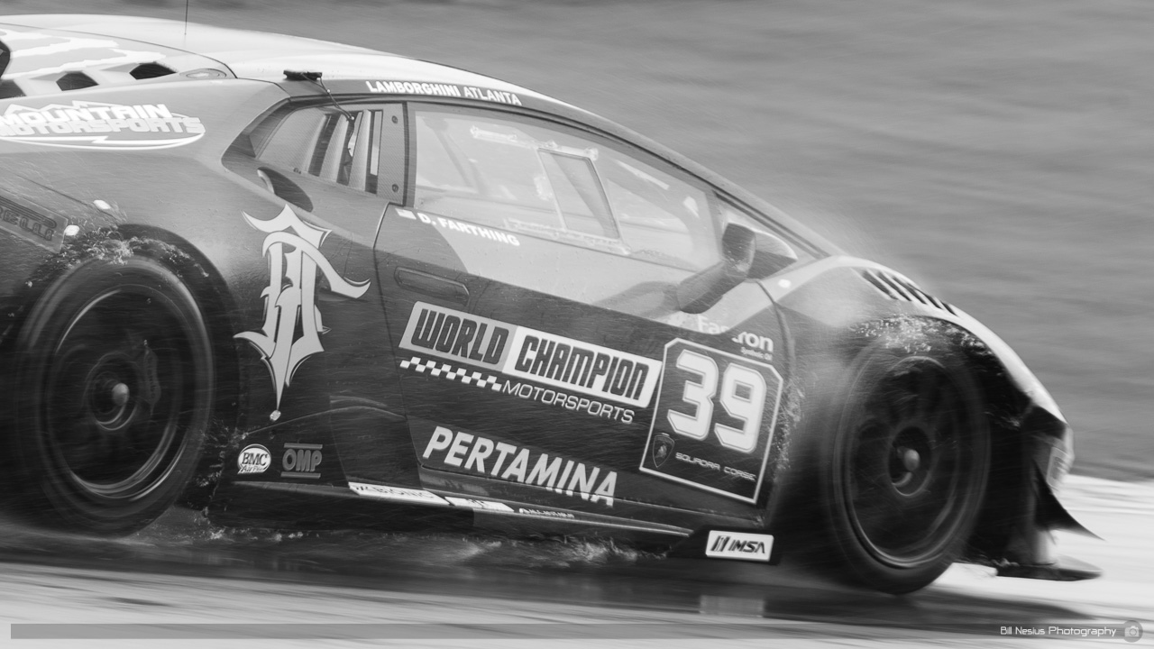 Lamborghini Super Trofeo No. 39 in the rain turn 6 ~ DSC_8019