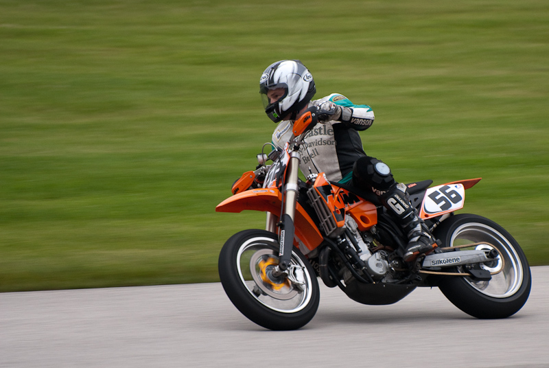 2005 KTM #56 ridden by Greg Hutcheson in turn 9 at Road America, Elkhart Lake, WI