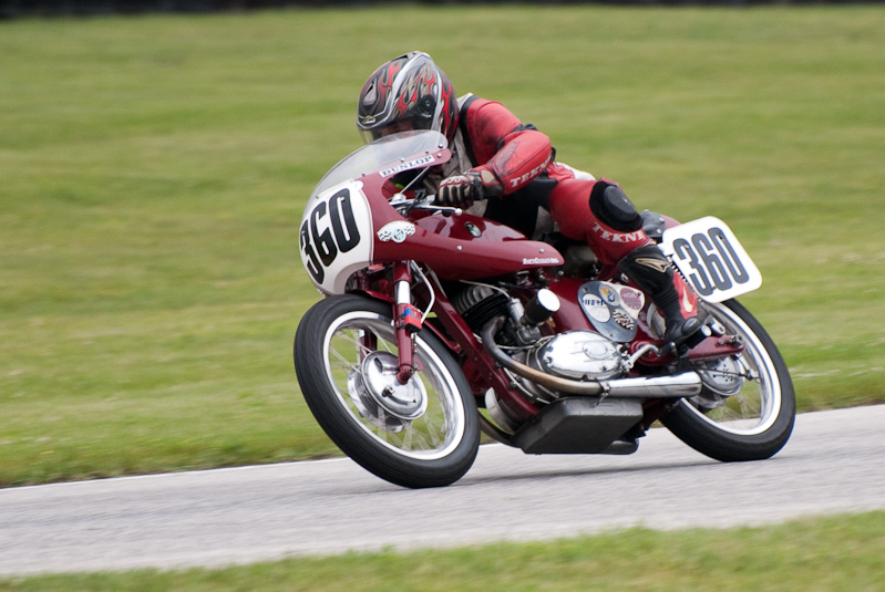 1972 Puck #360 Ridden By Matthew Quirk in turn 7 at Road America, Elkhart Lake, WI