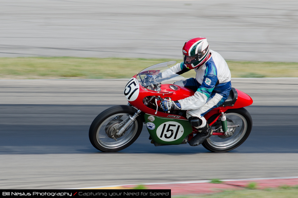 DSC_5139 / Mike Wodka on a Ducati No 151 in turn 6, Road America Elkhart Lake, WI
