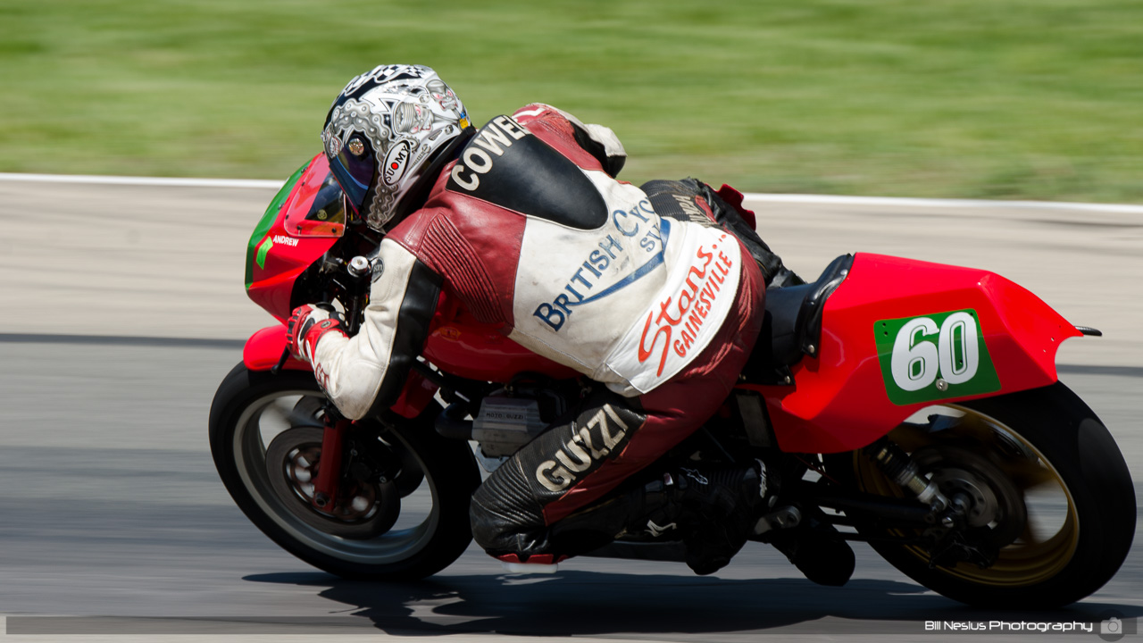 Moto Guzzi #60 at Road America, Elkhart Lake, WI. Turn 6 / DSC_2458