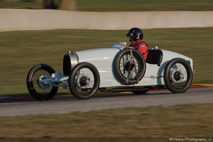 Bugatti No. 5 at Road America, Elkhart Lake, WI Turn 7 ~ DSC_5996