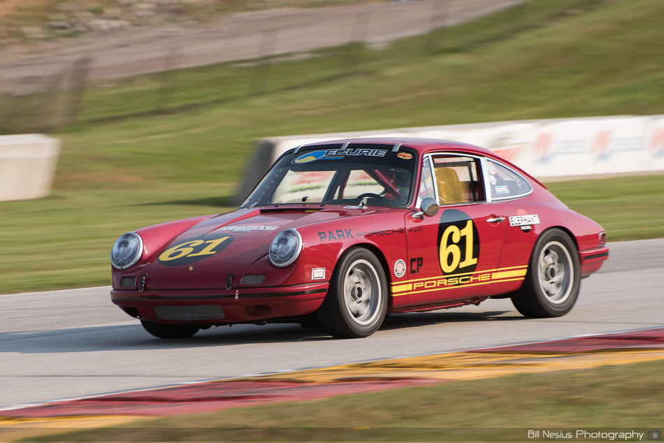 Porsche 911 No. 61 at Road America, Elkhart Lake, WI Turn 7 ~ DSC_2695